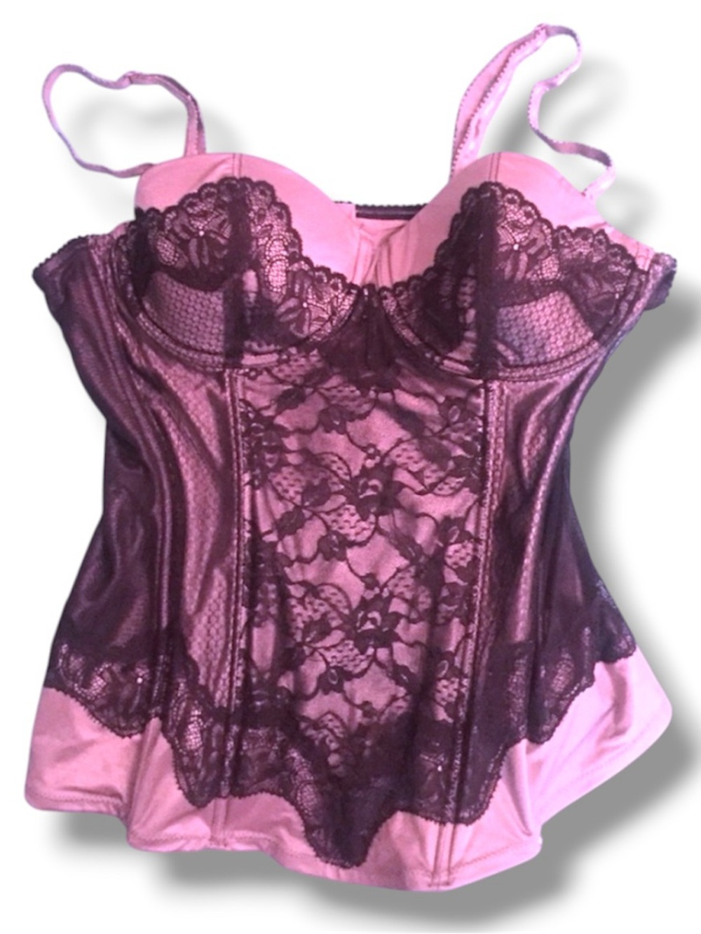 Sexy H&M lace bustier corset with removable straps - Picture 2 of 7